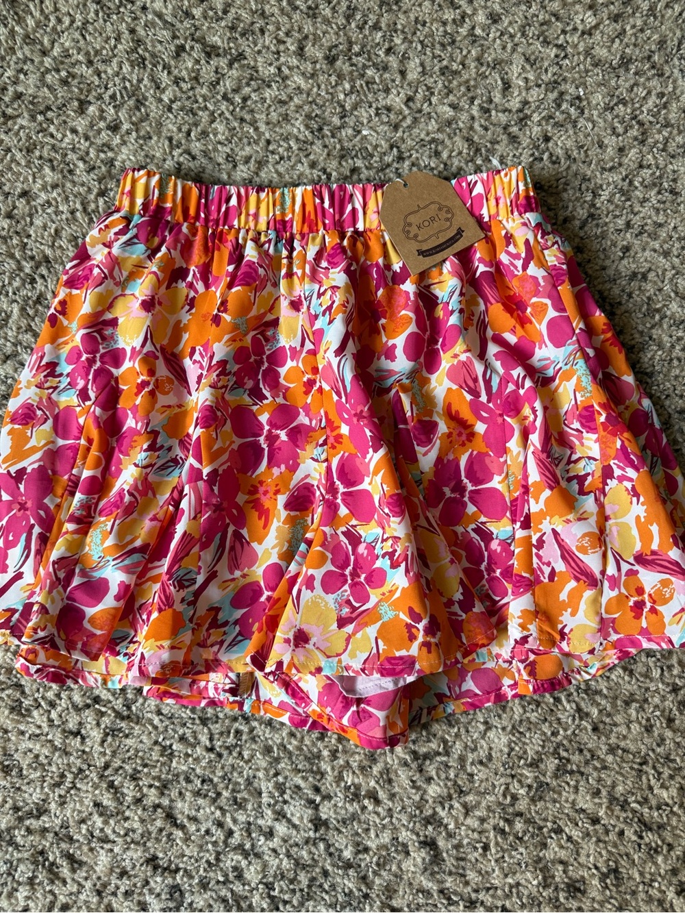 Floral skort